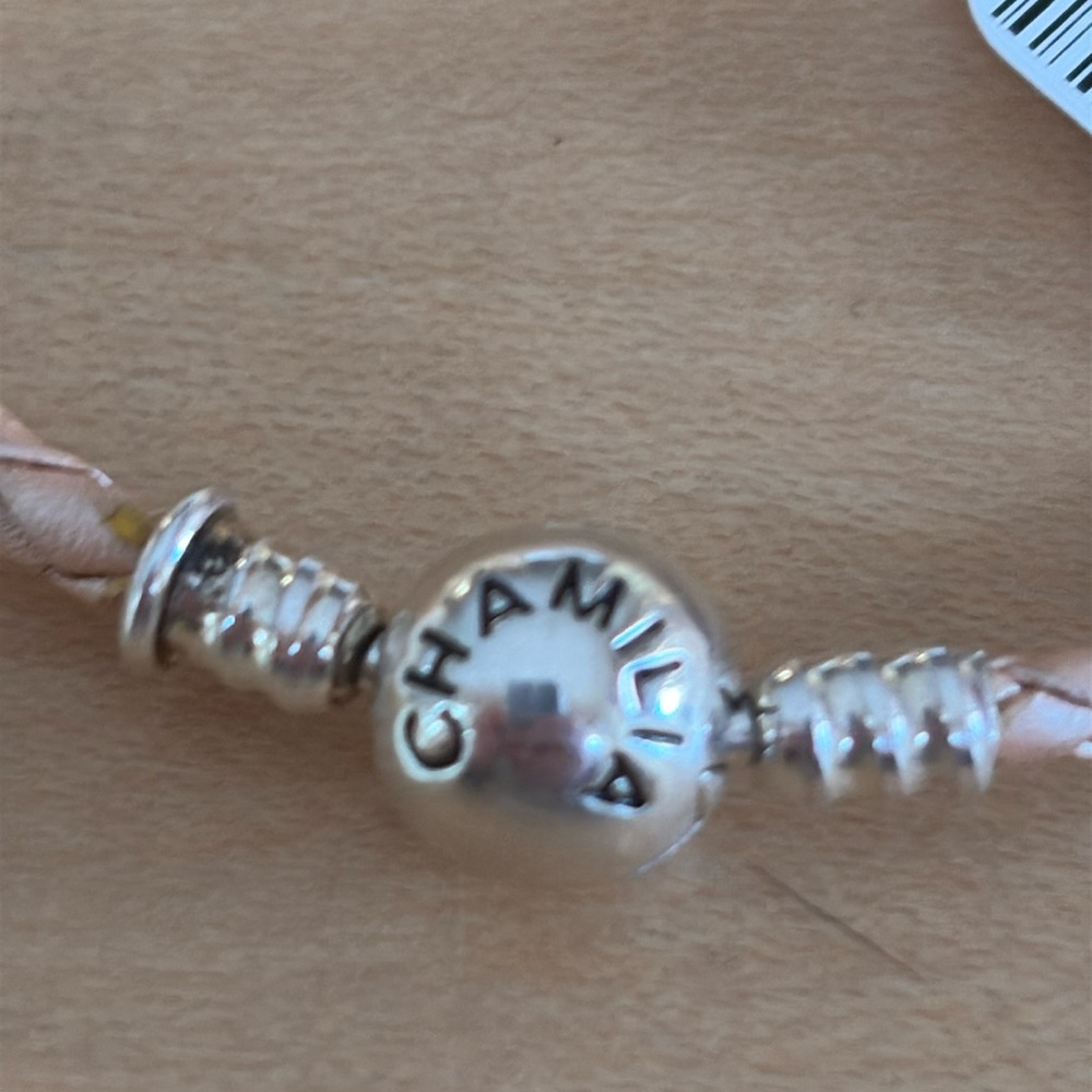 Chamilia Blush Braided Leather Bracelet - Picture 3 of 6